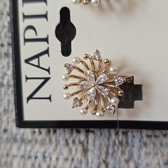 NAPIER BRAND WOMENS FASHION JEWELRY CLIP-ON EARRINGS BUNDLE - Picture 5 of 8